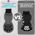 EXPAWLORER Anti-Slip Dog Socks,Dog Boots&Paw Protectors to Prevent Licking,Dog Shoes for Hot/Cold Pavement, Double Sides