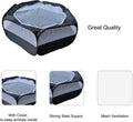 Small Animal Playpen with Zippered Mesh Cover - Portable Foldable Chicken Brooder Box, Indoor Outdoor Enclosure for Guin
