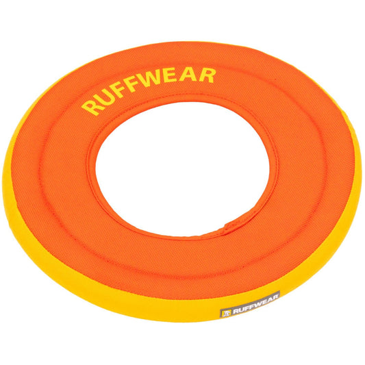 Ruffwear, Hydro Plane Dog Flying Disc, Soft Buoyant Foam Floating Fetch Toy, Lightweight Interactive Water & Snow Toy, Gentle on Teeth, Durable Year-Round Outdoor Play, Tangelo Orange, 9", Medium
