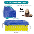 Ferret Hammock For Cage Box, use as Hanging Bed or Secure to Cage. Ferret Cage Accessories w/ Adjustable Straps, Perfect