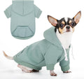 Paiaite Small Dog Hoodie Sweater: Winter Sweatshirt Pet Coat with Pockets, Hat & Leash Hole for Puppy Doggie Chihuahua, 