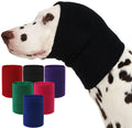 AOOLMOL Dog Calming Hoodie and Ear Muffs – Soft Double-Layer Ear and Neck Cover for Anxiety Relief & Noise Protection, Elastic Pet Head Wrap for Grooming, Bath, Drying & Fireworks