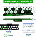 Magnetic Coral Frag Rack, 15-Hole Frag Plug Holder for Reef Tan