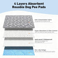 Puppy Pads with Pheromones, Washable Puppy Pee Pads for Dogs,Reusable Puppy Pads Washable for Dogs & Cats, Washable,Dura