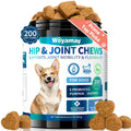 Glucosamine for Dogs, 200pcs Dog Hip and Joint Supplement Dogs with, MSM, Chondroitin, Vitamins C & E, Dog Joint Supplement Large Breed, Dog Joint Chew Treats, Chicken Flavor