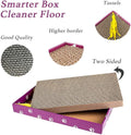 PEEKAB Cat Scratcher Cardboard Wide Scratching Board Reversible Corrugate Cat Scratch Pad with Box Catnip Included Large