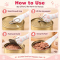 5PCS Cat Food Can Spoons & Can Lids Set, for Cat Dog Wet Food Storage