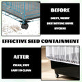 2PCS Adjustable Bird Cage Seed Catcher Feather Catcher - Large Airy Gauze Bird Cage Cover - Stretchy Nylon Mesh Skirt Gu