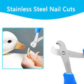 Call Duck Nail Clippers with Nail File，Stainless Steel Call Duck Chicken Hen Roster Goose Toe Nail Clippers Professional