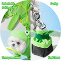 Small Dog Raincoat, Tail Protect Feet Cover Waterproof Dog Rain Jacket Rain Coat for Puppy Small Dogs(Frog,L)