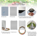 BWOGUE 7 Inch Bird Mirror with Rope Perch Cockatiel Mirror for Cage Bird Toys Swing Parrot Cage Toys for Parakeet Cockatoo Cockatiel Conure Lovebirds Finch Canaries
