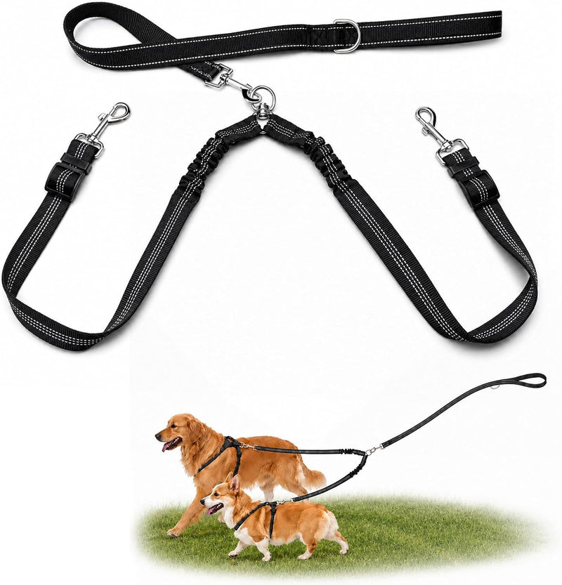 Double Dog Leash for Two Dogs 31.5