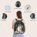 Cat Carrier Backpack, Pet Carrier Backpack Front Pack for Small Medium Cat Puppy Dog Carrier Backpack Bag Space Capsule,