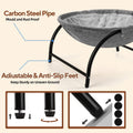LIFLIX Raised Cat Hammock Bed, Pet Bed for for Indoor Cats, Standing Cat Cot with Washable Plush,17.1 x 17 x 9.5 inches