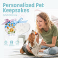 Tubuui Clay Paw Print Kit for Dogs Cats (Makes 2), Pawprint Keepsake Kit,Baby Hand and Footprint Ornament with Clay Impr