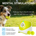 OYE Dog Ball Launcher, Automatic Balls Thrower with 6 Balls for Dog, 2 Tennis Balls Throwing Machine with 10-30 ft Throw