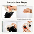 Turtle Brush with Suction Cup - Twist-Lock Aquatic Turtle Shell Cleaner