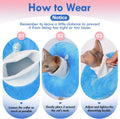 Cat Cone Collar Soft, Adjustable & Lightweight Kitten Elizabethan e Collar to Stop Licking After Surgery, Ideal for Wound Recovery, Durable & Machine Washable, Blue Small