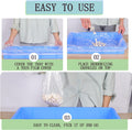 10pcs Clear Disposable Bird Cage Liners, Large Size 28x20in BirdCages Litter Box Plastic Film Cover, Pet Crate Tray Cove