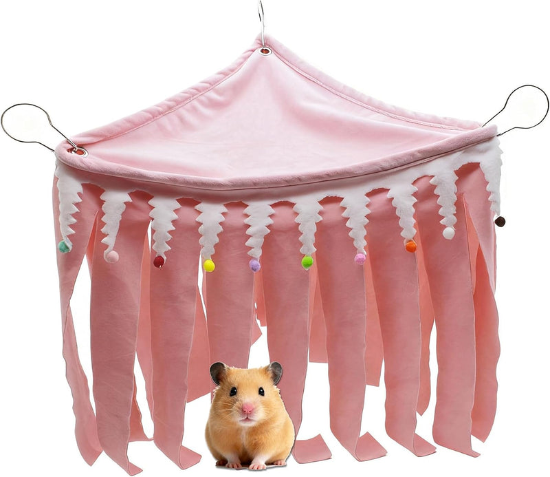 Guinea Pig Hideout,Pets Forest Cage Corner Hideout,Cage Accessories for Guinea Pig, Bunny, Chinchilla, Hamster, Rabbit a