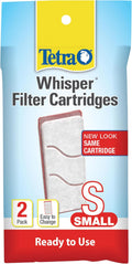 Tetra Whisper Small Filter Cartridges for Aquariums, 2 Count