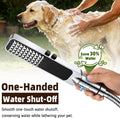 YDmeet High Pressure Dog Shower Attachment with Outdoor Adapter(Chrome)