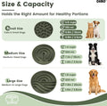 OHMO Slow Feeder Dog Bowl, 5.9" Lick Mat for Dogs, Diamond