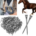Horseshoe Nail, 250Pcs 2 Inch E6 Steel Horse Shoe Nails Hoof Peg Securing Tool for Horse Race Training Equestrian Sports