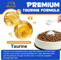 Taurine for Cats – Pure Taurine Powder Supplement for Kittens & Adult Cats, Supports Overall Vitality & Healthy Coat, Ea