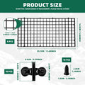 soujkooy 8Pcs Fish Tank Divider, Plastic Aquarium Egg Crate Grid