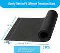 2Pcs 36"x18"Reptile Terrarium Substrate Barriers, Bioactive Terrarium Supplies, Reptile Tank Accessories for Geckos, Sna