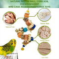 XLpeixin Natural Bird Rope Perches, Parakeet Swing Chew Toy, Birdcage Hanging Toy for Conure Cockatiel Budgies Lovebird Parrot