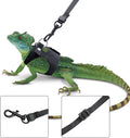 3PCS Bearded Dragon Harness and Leash Set | 3 Size Adjustable Reptile Leash