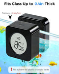Aquarium Magnetic Cleaner with Thermometer 2 in 1 Fish Nano Tank Glass Cleaner Tool Algae Scrapers Mini Magnet Brush Onl