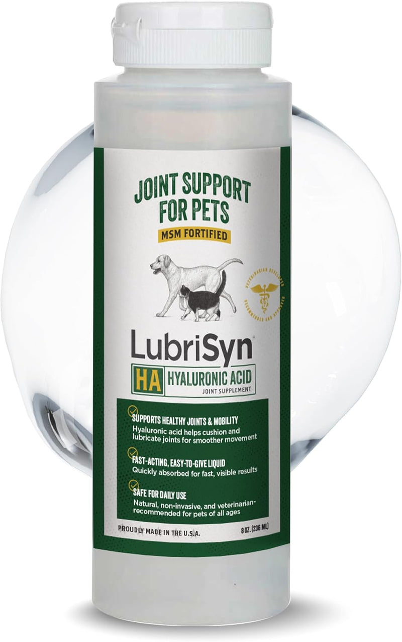 LubriSyn HA Hip & Joint Supplement Plus MSM for Pets, 8 oz