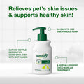 Douxo S3 SEB Shampoo, Contains 0.5% Ophytrium, Odor Control & Seboregulating, for Oily to Flaky Skin, Seborrhea, for Dogs and Cats, 6.7 fl. oz. (200mL)