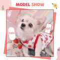 Small Dog Shirt Cute Puppy Cat T Shirts Clothes Soft Cotton Sleeveless Tee Shirts for Small Dogs Cats Doggy Vest Tee Shi