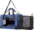 Large Cat Carrier Soft Sided, Expandable Portable Small Dog Carrier, 19.7"x13.8"x13.8" Car Travel Folding Comfortable De
