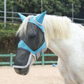 Horse Fly Mask with Ears & Long Nose, Fine Mesh