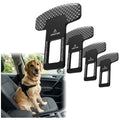 Dog Car Harness, Dog 4pack Belt Harness for Car, Adjustable Clips Dog Harness with Seat Attachment, Breathable Padded Vest with Handle for Sitting, Walking etc.
