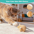 Plush Catnip Mice Toys with Rattle Sound- 2 Pcs Interactive Cat Toys for Indoor Cats, Durable Stress Relief Eco-Friendly
