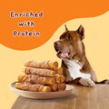 Jungle Calling Dog Treats Smoked Chicken Wrapped Rawhide Rolls, High Protein Dog Chews, Long Lasting Chews for Medium and Large Dogs, 10.6 Oz, About 10 Count