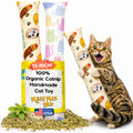 Kitty Kick Stix Set of 2 (11") - Durable Kicker Cat Toy - Catnip Kicker for Cats & Kittens - Interactive Toys for Cats - Cat Kick Stick - 100% Potent Organic Catnip for Indoor Cats