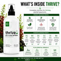 Thrive Planted Aquarium Fertilizer -All in One Planted Tank Liquid Fertilizers - Micro & Macro Nutrient Rich Food for Aq