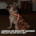 Detachable Suspenders for Dog Diapers, Skirt and Dresses, Pet Diaper Keeper for Small Medium Large Dog