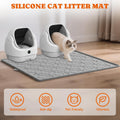 Pawtners Silicone Cat Litter Mat Extra Large 42" X 30", Easy to Clean
