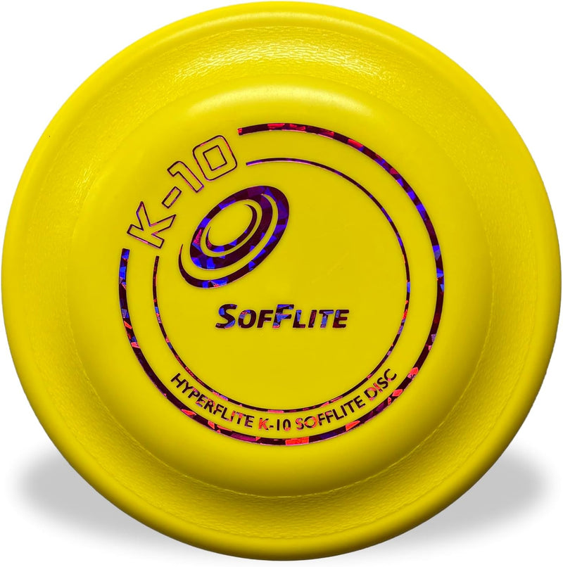 Hyperflite K-10 SofFlite Soft Dog Flying Disc, 2 Pack, Medium-Large