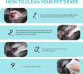 Dog Ear Cleaner, Upgraded Dogs & Cats Ear Powder for Easy Hair Removal, Pets Ear Infection Relief, Soothes Itchy Ears & 