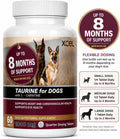 XCEL Taurine for Dogs 1000 mg Supplement with L-Carnitine, Quarter Scored Tablets (250 mg Split), Up to 240 Servings, Su