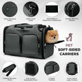Dog Cat Carrier Airline Approved Collapsible Soft-Sided Pet Travel Bag